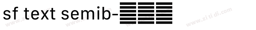 sf text semib字体转换 sf text semib字体转换